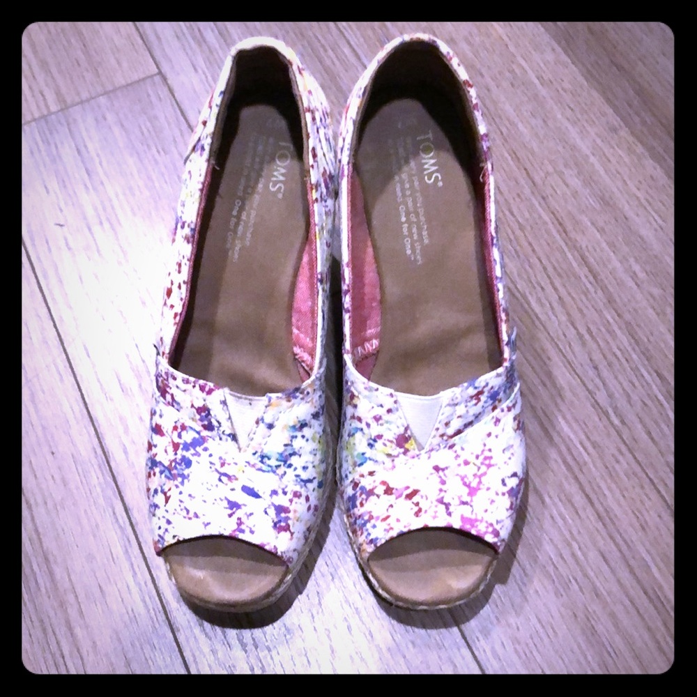 Toms platform wedge